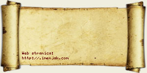 Jakov Postolović vizit kartica